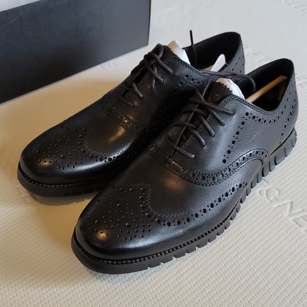 NEW IN BOX Cole Haan Zerogrand dress shoes oxfords men’s size 12 black